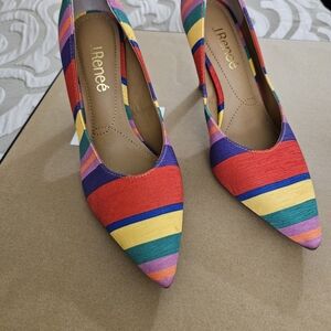 J.Renee Vibrant Multicolor Women's Heels